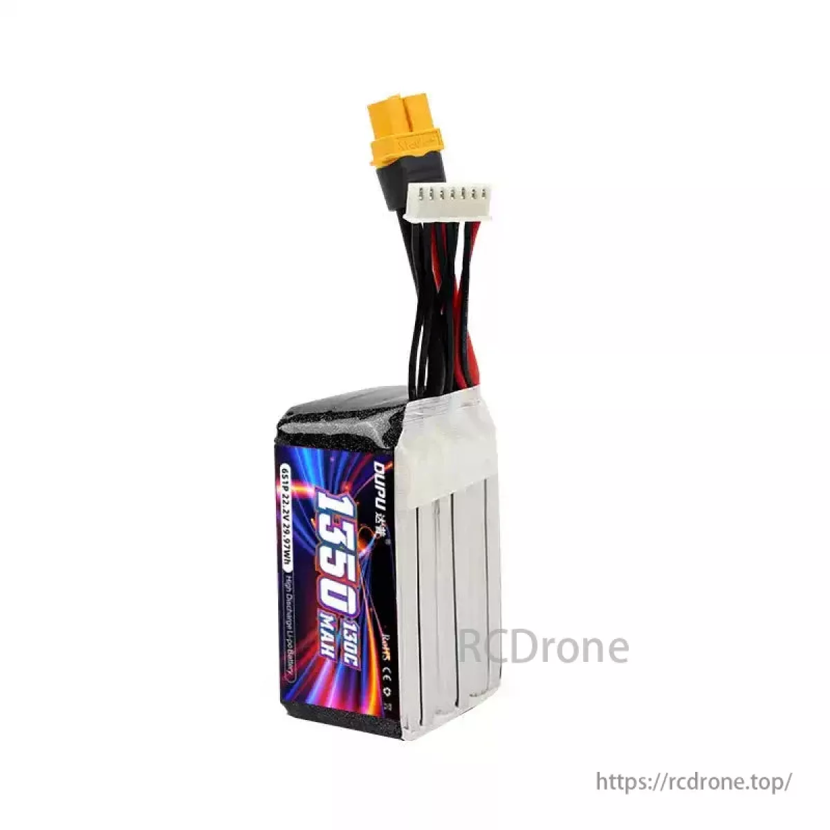 Аккумулятор DUPU 1350mAh 4S/6S 130C 150C LiPo для FPV-дронов Аккумулятор DUPU 1350mAh 4S/6S 130C 150C LiPo для FPV-дронов