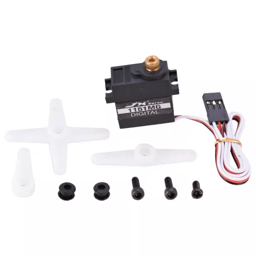 JX Servo PDI-1151MG — мини-серво 3.6 кг, 6В, водонепроницаемый, для RC вертолёта, авто, робота, лодки