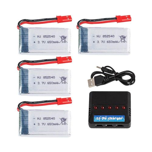 Аккумулятор LiPo 3.7В 650мАч для Syma X5c X5c-1 X5 H5c RC квадрокоптер, запасная батарея 2-6 шт