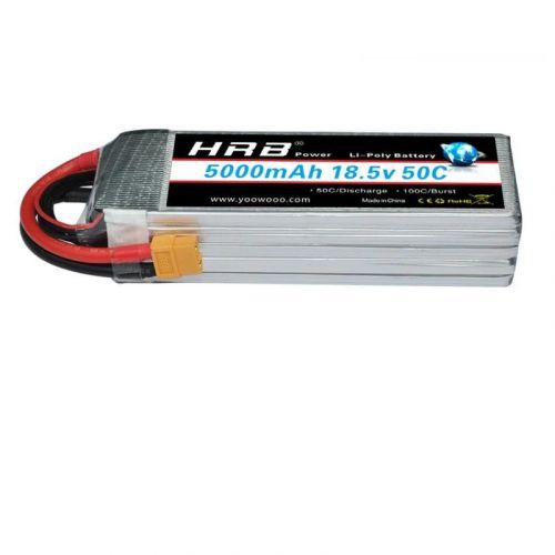 HRB 5S 18.5V Lipo аккумулятор 5000mAh 50C XT90 EC5 XT60 Deans XT90-S для FPV RC квадрокоптеров, авто