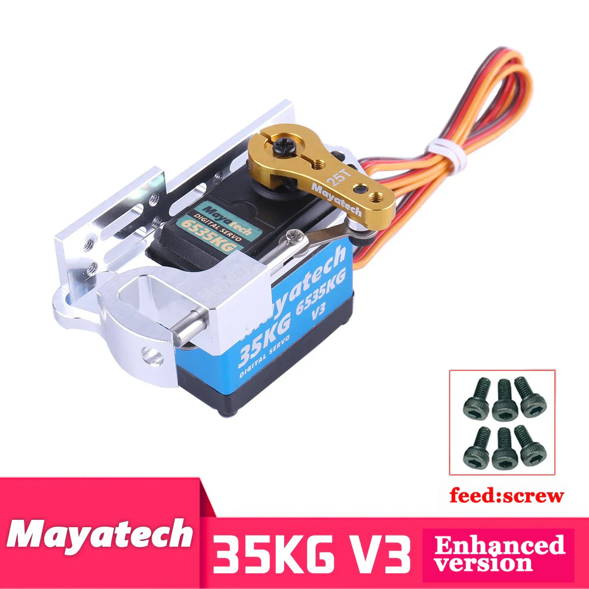 Сервопривод Mayatech 6535KG V3/V4 для сброса груза БПЛА с пультом, нагрузка до 35 кг, диспенсер Tarot Сервопривод Mayatech 6535KG V3/V4 для сброса груза БПЛА с пультом, нагрузка до 35 кг, диспенсер Tarot