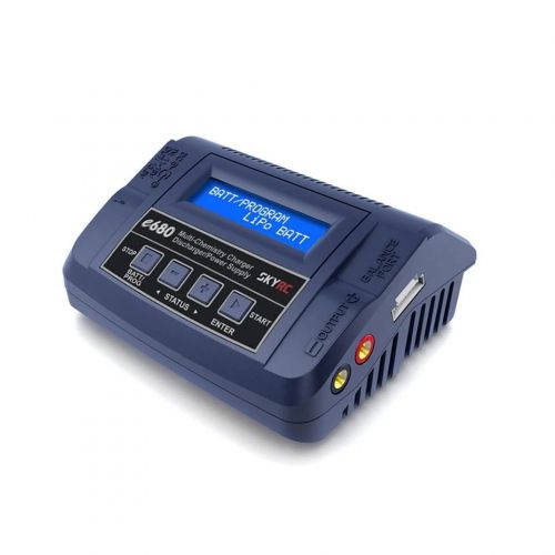 SKYRC e680 - 80Вт AC/DC балансировочное зарядное/разрядное устройство для LiPo/Li-ion/LiFe/NiCd/NiMH/PB/LiHV, блок питания 13.8В, зарядка аккумуляторов DJI Mavic
