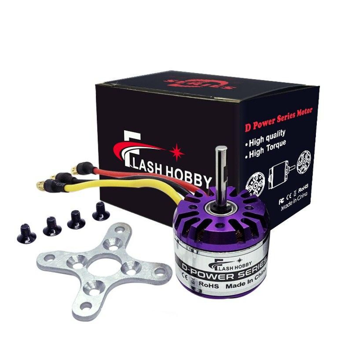 Бесколлекторный мотор FLASHHOBBY H2830 3250KV/3500KV/4000KV и ESC 40A для RC вертолёта Бесколлекторный мотор FLASHHOBBY H2830 3250KV/3500KV/4000KV и ESC 40A для RC вертолёта