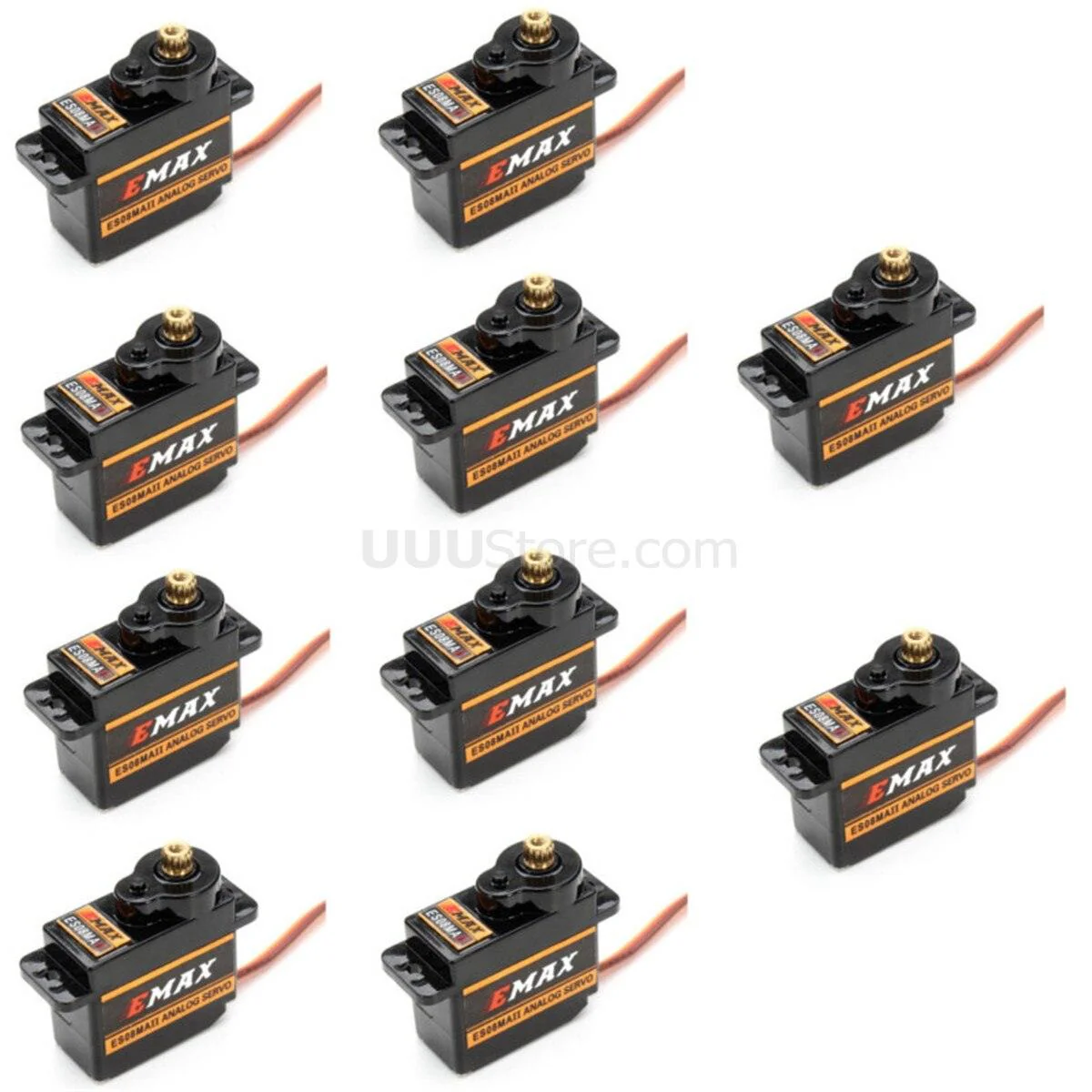 Сервопривод EMAX ES08MA ES08MAII 12г, металл-шестерня, для RC авто, лодки, вертолёта, самолёта, робота Сервопривод EMAX ES08MA ES08MAII 12г, металл-шестерня, для RC авто, лодки, вертолёта, самолёта, робота