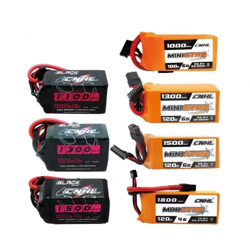 CNHL RC LiPo аккумулятор 2S 4S 5S 6S 7.4–22.2В 1100–1800мАч 70C–120C XT60/Deans для FPV дронов