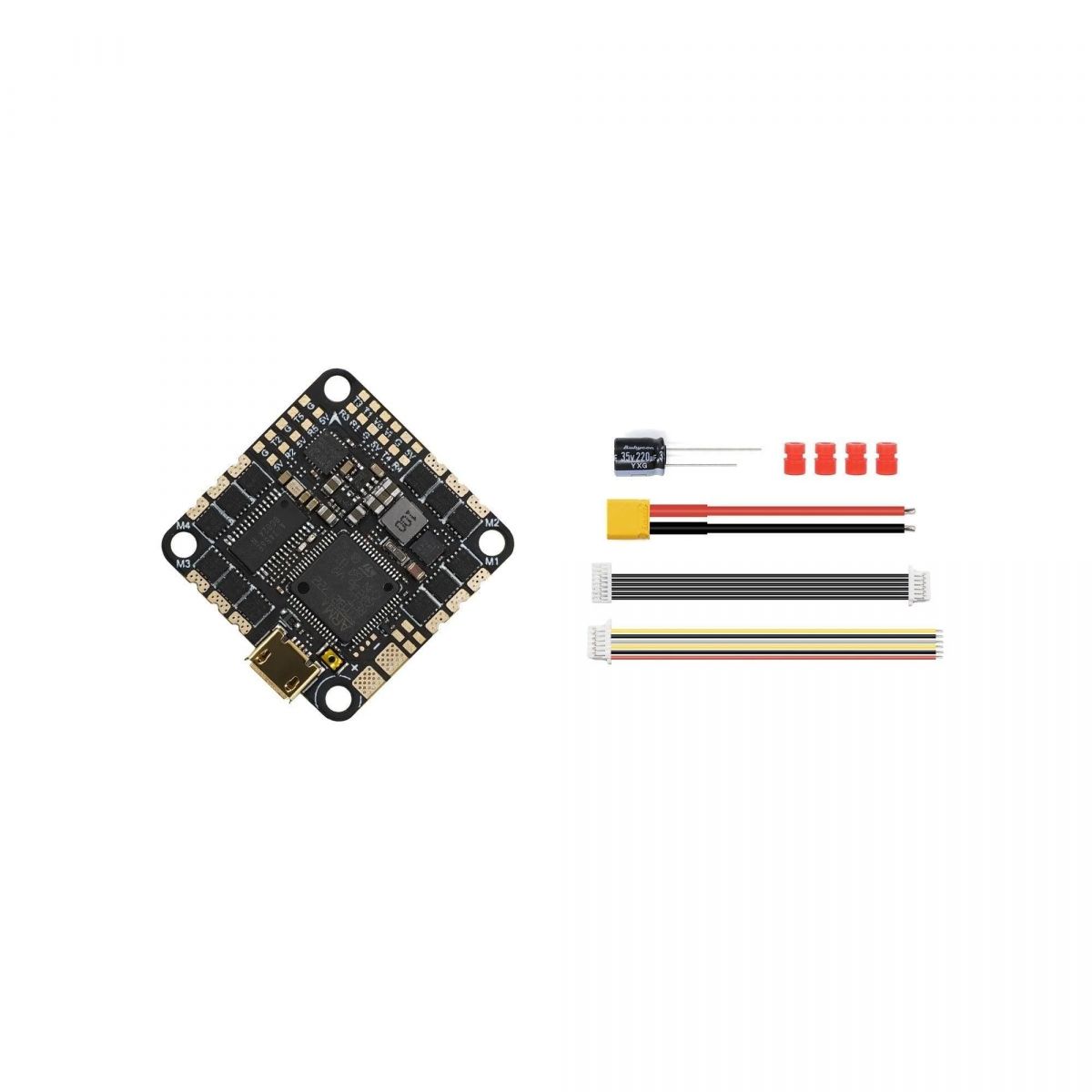 GEPRC GEP-F722-35A AIO (F722 FC 35A 2-6S 8bits BLS ESC) плата управления для FPV дронов GEPRC GEP-F722-35A AIO (F722 FC 35A 2-6S 8bits BLS ESC) плата управления для FPV дронов