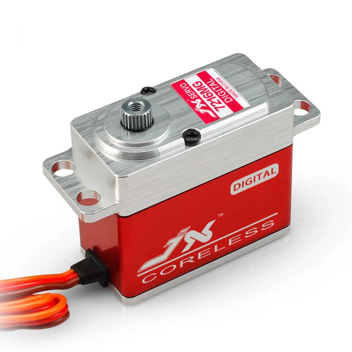 JX Servo PDI-7216MG — серво с метал. шестернями, 16 кг, CNC алюминиевый корпус, coreless, digital JX Servo PDI-7216MG — серво с метал. шестернями, 16 кг, CNC алюминиевый корпус, coreless, digital