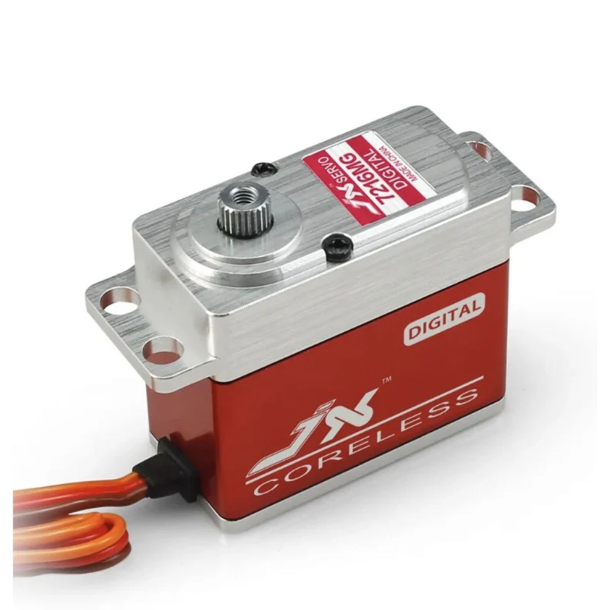 JX Servo PDI-7216MG — серво с метал. шестернями, 16 кг, CNC алюминиевый корпус, coreless, digital JX Servo PDI-7216MG — серво с метал. шестернями, 16 кг, CNC алюминиевый корпус, coreless, digital