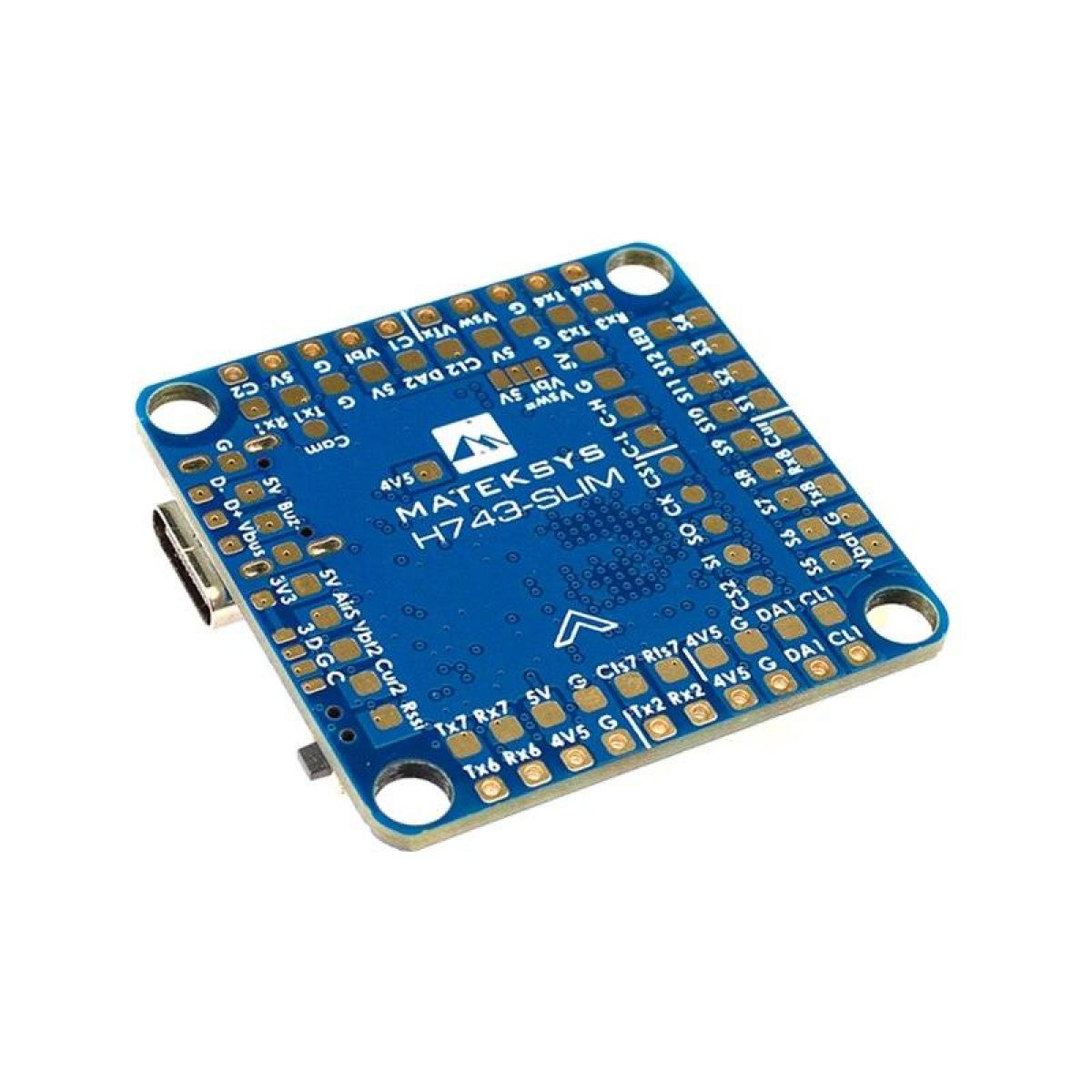Контроллер полёта Matek H743-SLIM с OSD, 5V BEC, MPU6000, без датчика тока для FPV дрона Контроллер полёта Matek H743-SLIM с OSD, 5V BEC, MPU6000, без датчика тока для FPV дрона