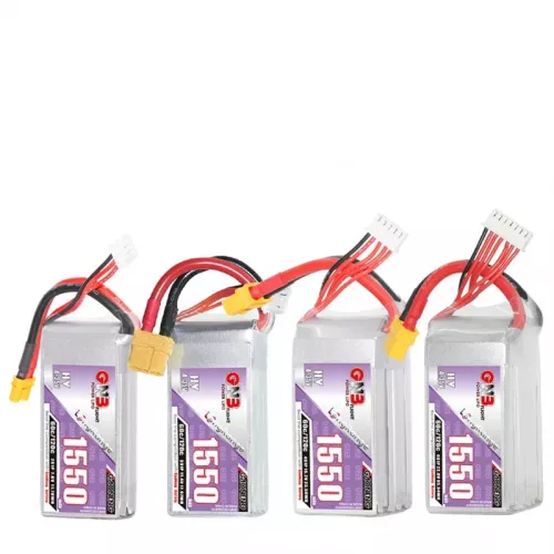 Аккумулятор GNB 2S/3S/4S/6S HV 1550mAh 60C/120C для RC автомобилей, дронов, самолётов