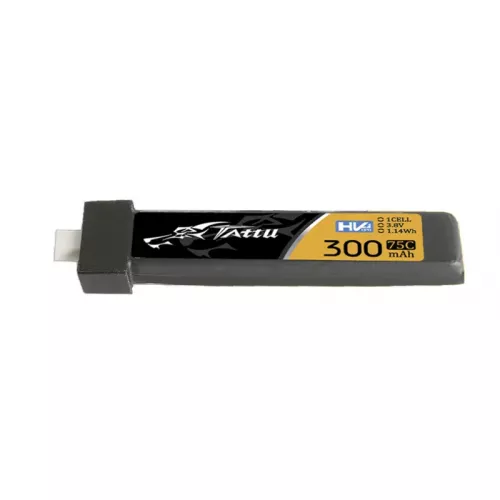 10 шт. TATTU 1S 300mAh 75C 3,8В LiPo аккумуляторы для дронов