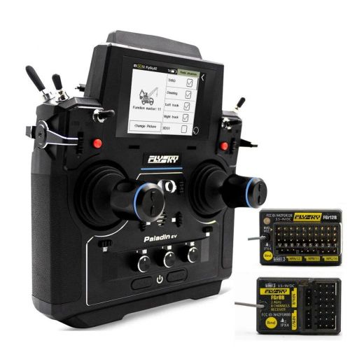 Flysky 2.4G 18CH PL18EV Радиосистема с FGR12B FGR8B, экран 3.5" TFT для RC катеров, авто, танков