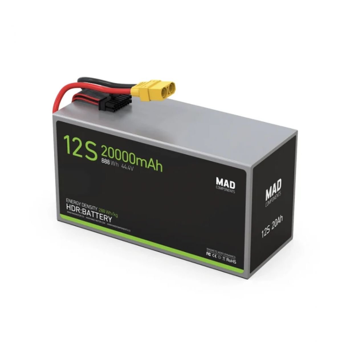 Аккумулятор Solid State Li-ion MAD 12S 20Ah для дрона Аккумулятор Solid State Li-ion MAD 12S 20Ah для дрона