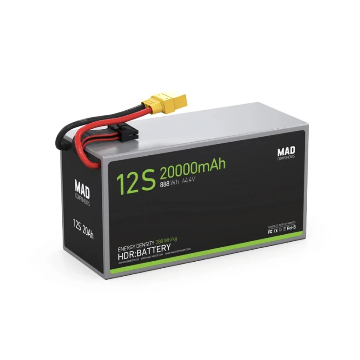 Аккумулятор Solid State Li-ion MAD 12S 20Ah для дрона Аккумулятор Solid State Li-ion MAD 12S 20Ah для дрона