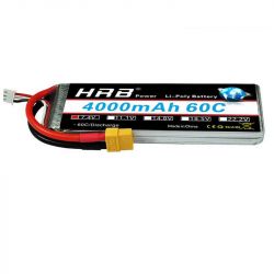 HRB Lipo 2S аккумулятор 7.4V 4000мАч 60C XT60 T EC2 EC3 EC5 XT90 XT30 для машин, лодок, дронов