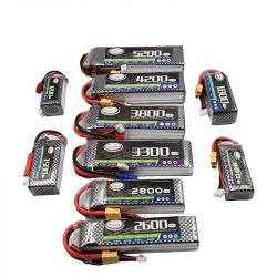 MOSEWORTH 3S 11.1V LiPo аккумулятор для FPV дронов, самолётов, вертолётов, 1300-6000mAh 30C-60C