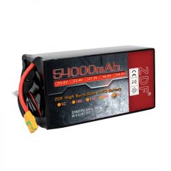 ZDF LiHv аккумулятор 6S/12S/14S 3.95–4.45В, 54/52/44/38/35/32Ач для сельскохозяйственных дронов