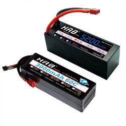 HRB 4S 14.8V Lipo аккумулятор 3000-7000mAh Deans T XT60, для RC авто, FPV дрона, самолёта, вертолёта
