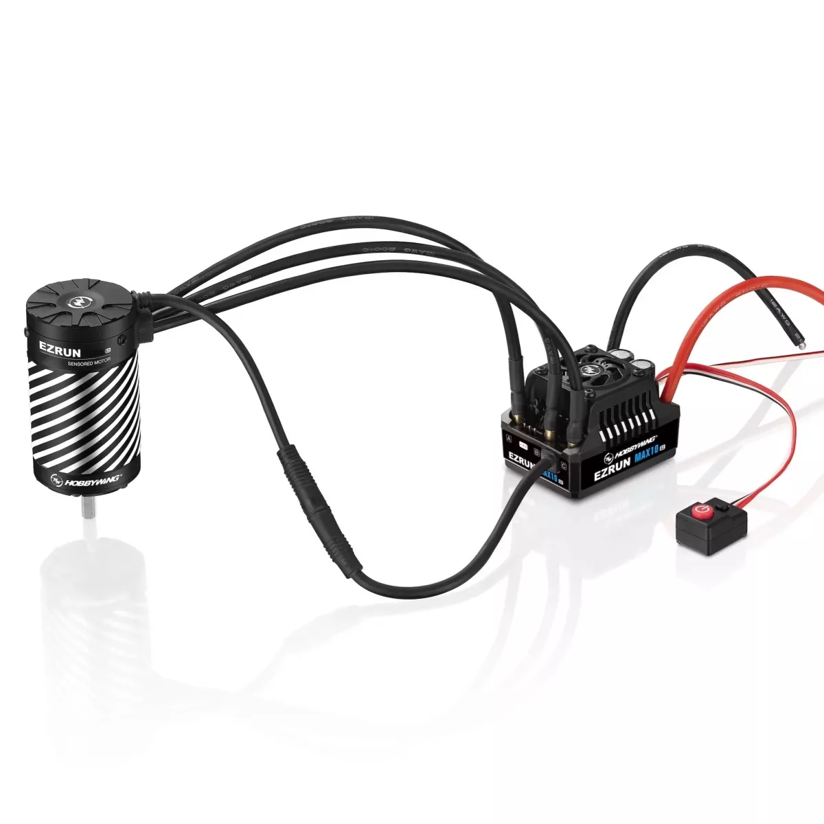 Комбо-набор Hobbywing EZRUN MAX10 G2: мотор EZRUN 3665 G3 и регулятор EZRUN MAX10 G2 для RC авто Комбо-набор Hobbywing EZRUN MAX10 G2: мотор EZRUN 3665 G3 и регулятор EZRUN MAX10 G2 для RC авто
