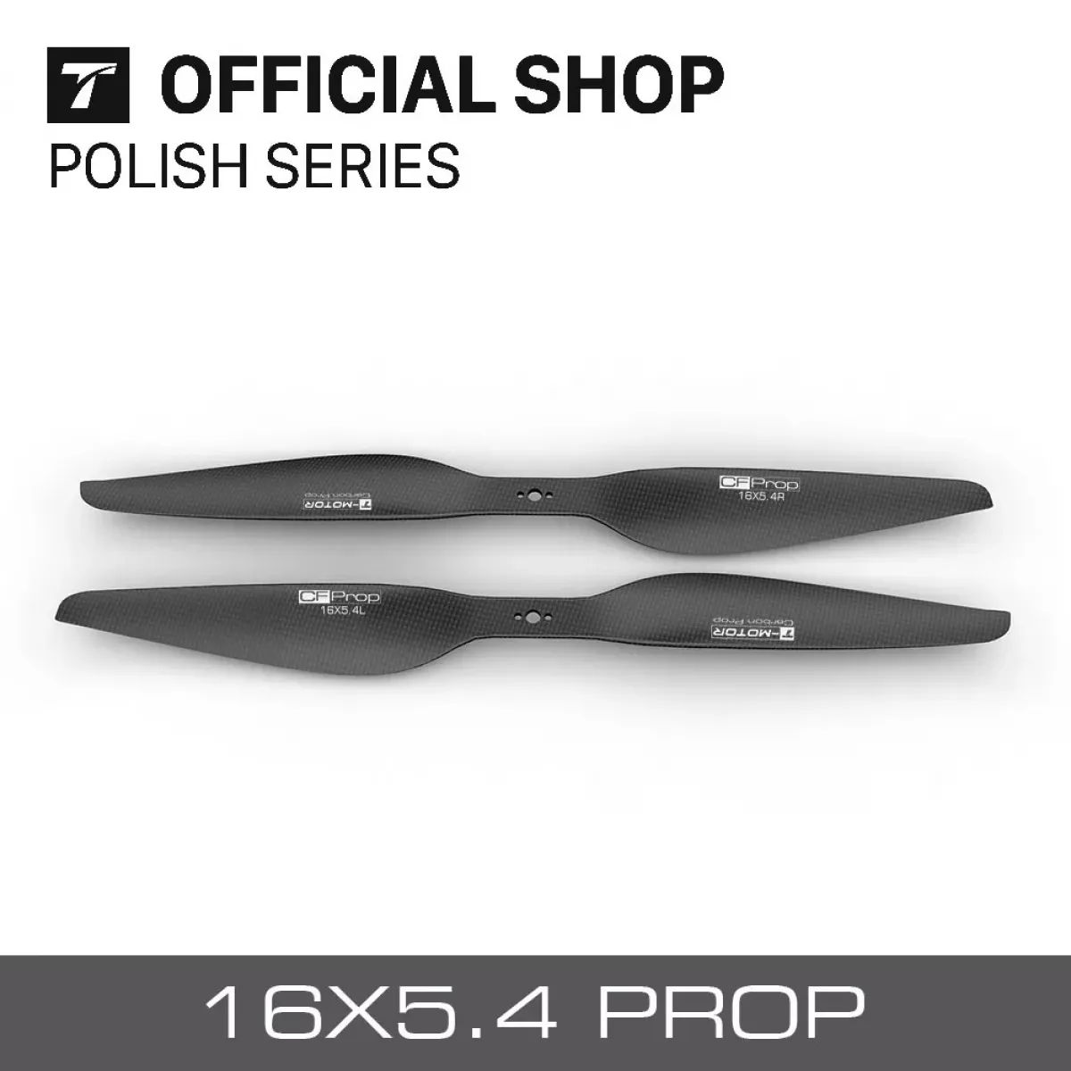 Винты T-Motor P16*5.4" (CW+CCW) из углеродного волокна для квадрокоптера и VTOL Винты T-Motor P16*5.4" (CW+CCW) из углеродного волокна для квадрокоптера и VTOL