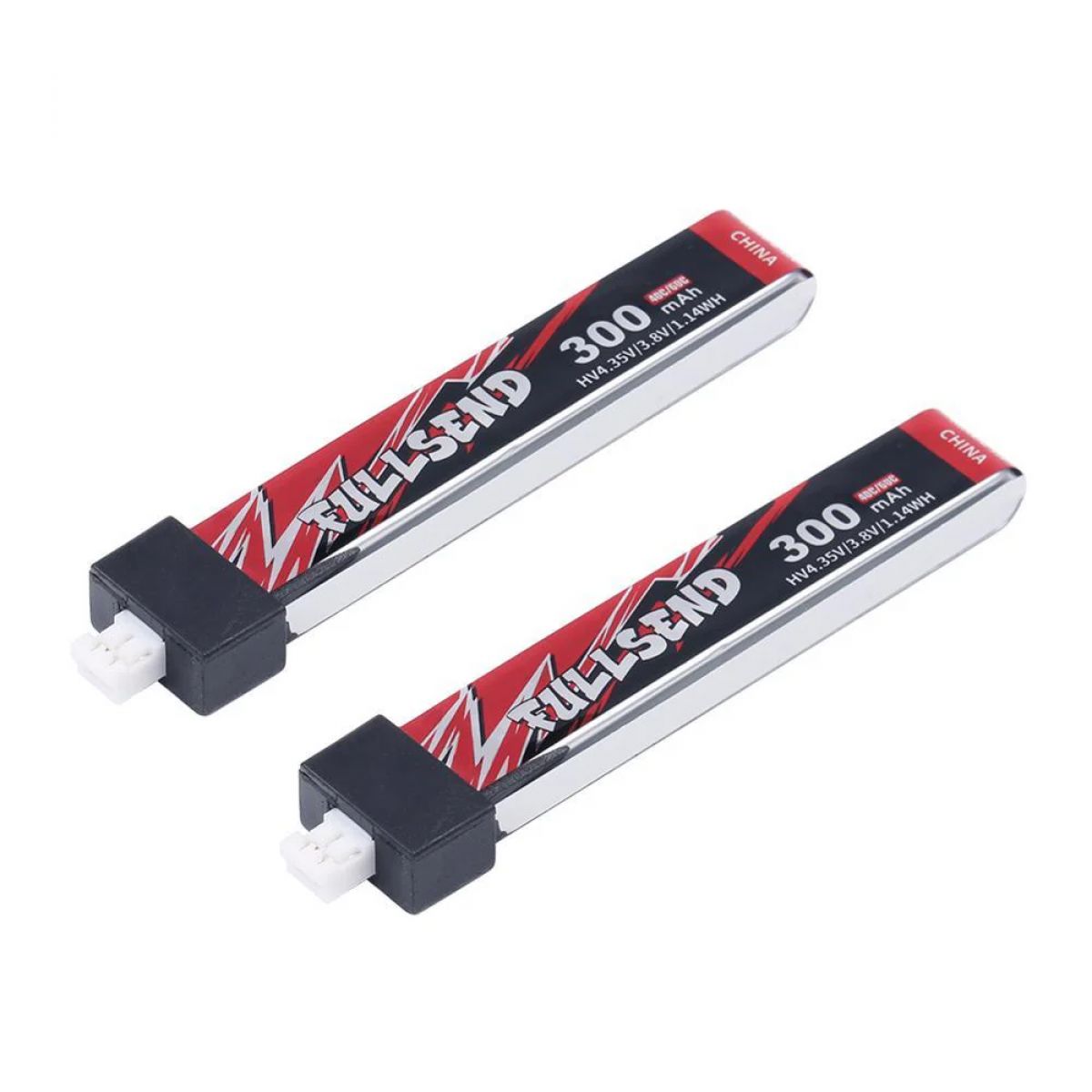 Аккумулятор iFlight Fullsend 1S 300mAh 40C HV JST-PH2.0 для Alpha A65 Tiny Whoop FPV, 5 шт. Аккумулятор iFlight Fullsend 1S 300mAh 40C HV JST-PH2.0 для Alpha A65 Tiny Whoop FPV, 5 шт.