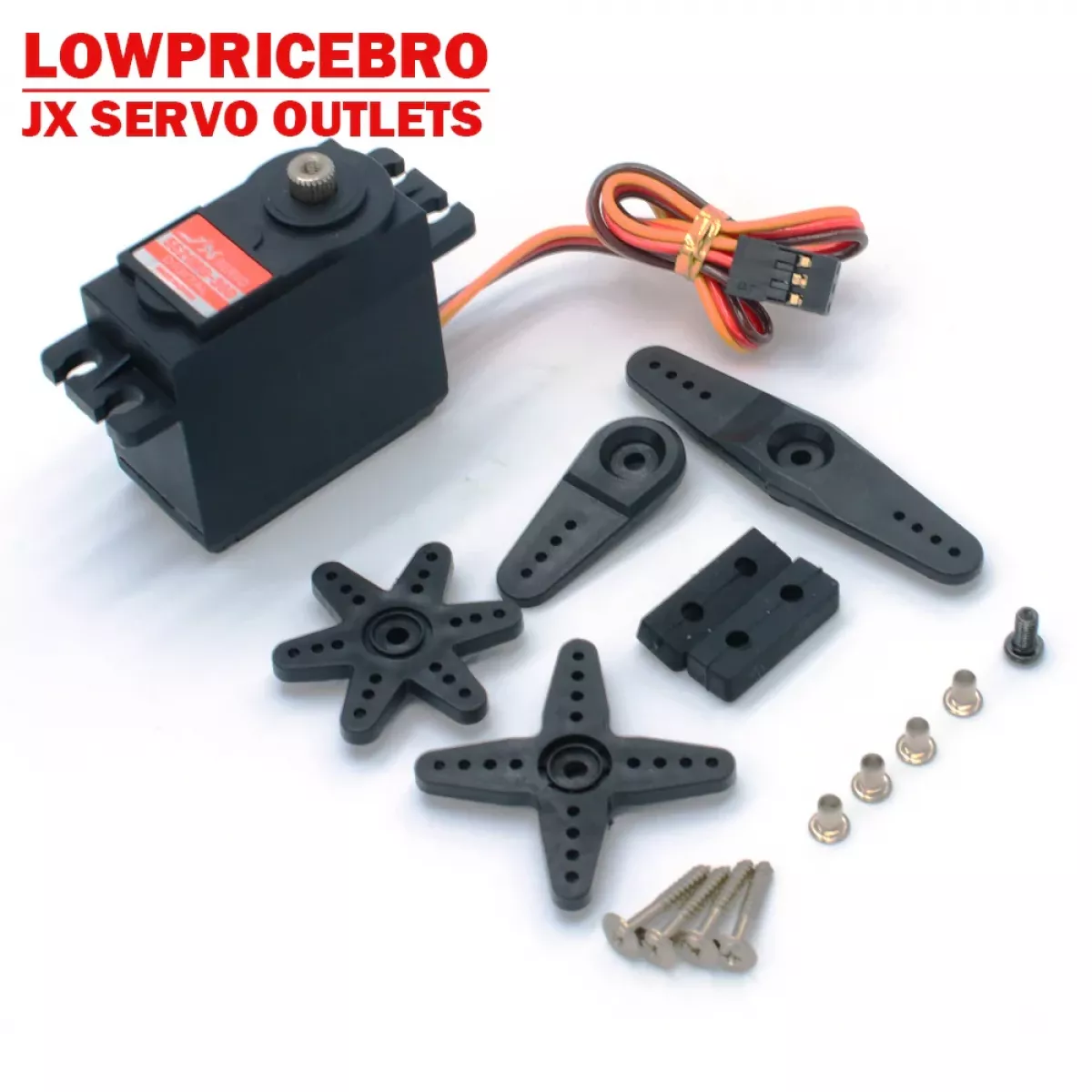 Сервопривод JX Servo PDI-5521MG 20кг 6В 360° для RC моделей, роботов, лодок, самолетов Сервопривод JX Servo PDI-5521MG 20кг 6В 360° для RC моделей, роботов, лодок, самолетов