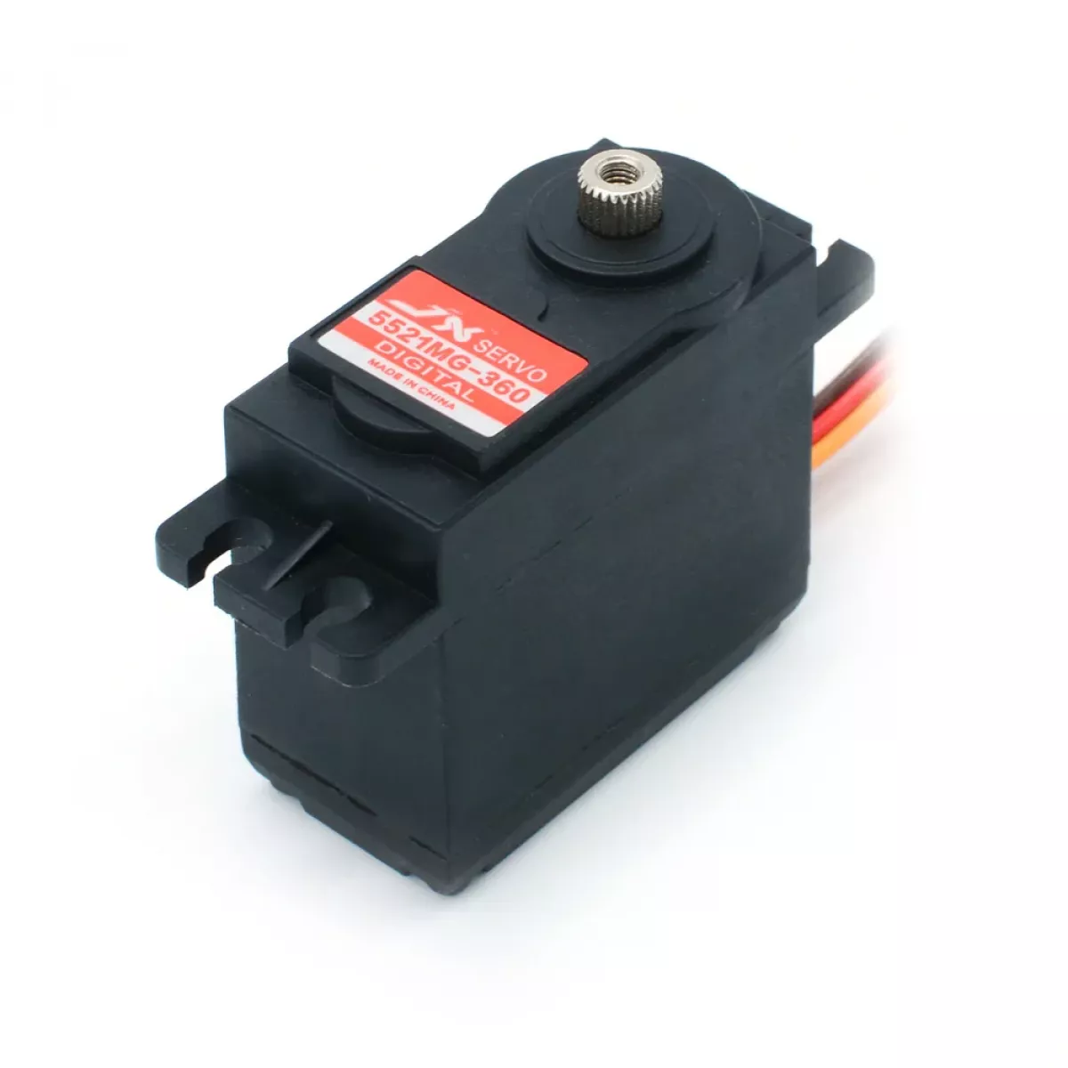 Сервопривод JX Servo PDI-5521MG 20кг 6В 360° для RC моделей, роботов, лодок, самолетов Сервопривод JX Servo PDI-5521MG 20кг 6В 360° для RC моделей, роботов, лодок, самолетов