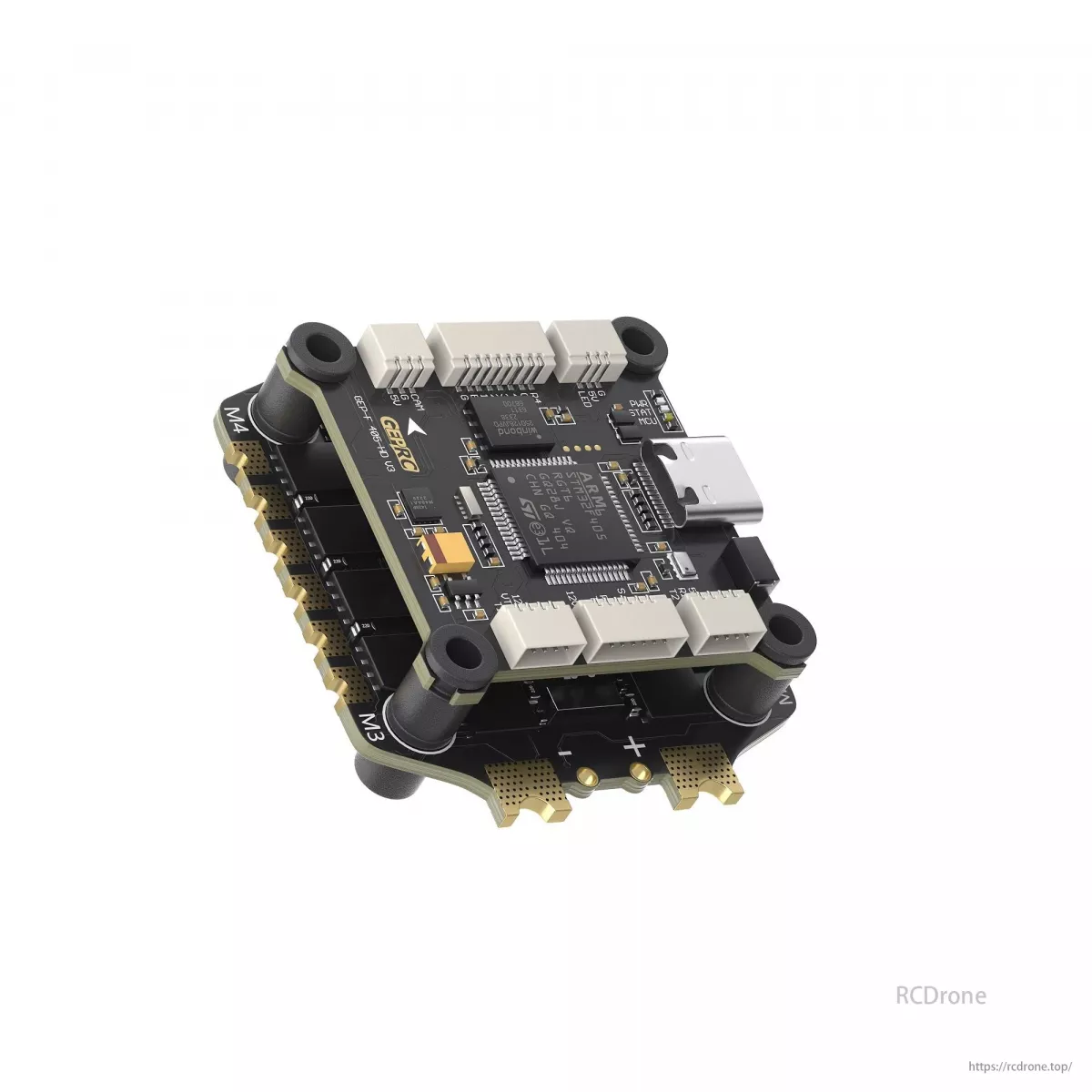 Стек GEPRC TAKER F405 BLS 60A V2 — контроллер STM32F405 + 4в1 ESC 60A для FPV дронов 3–6S Стек GEPRC TAKER F405 BLS 60A V2 — контроллер STM32F405 + 4в1 ESC 60A для FPV дронов 3–6S