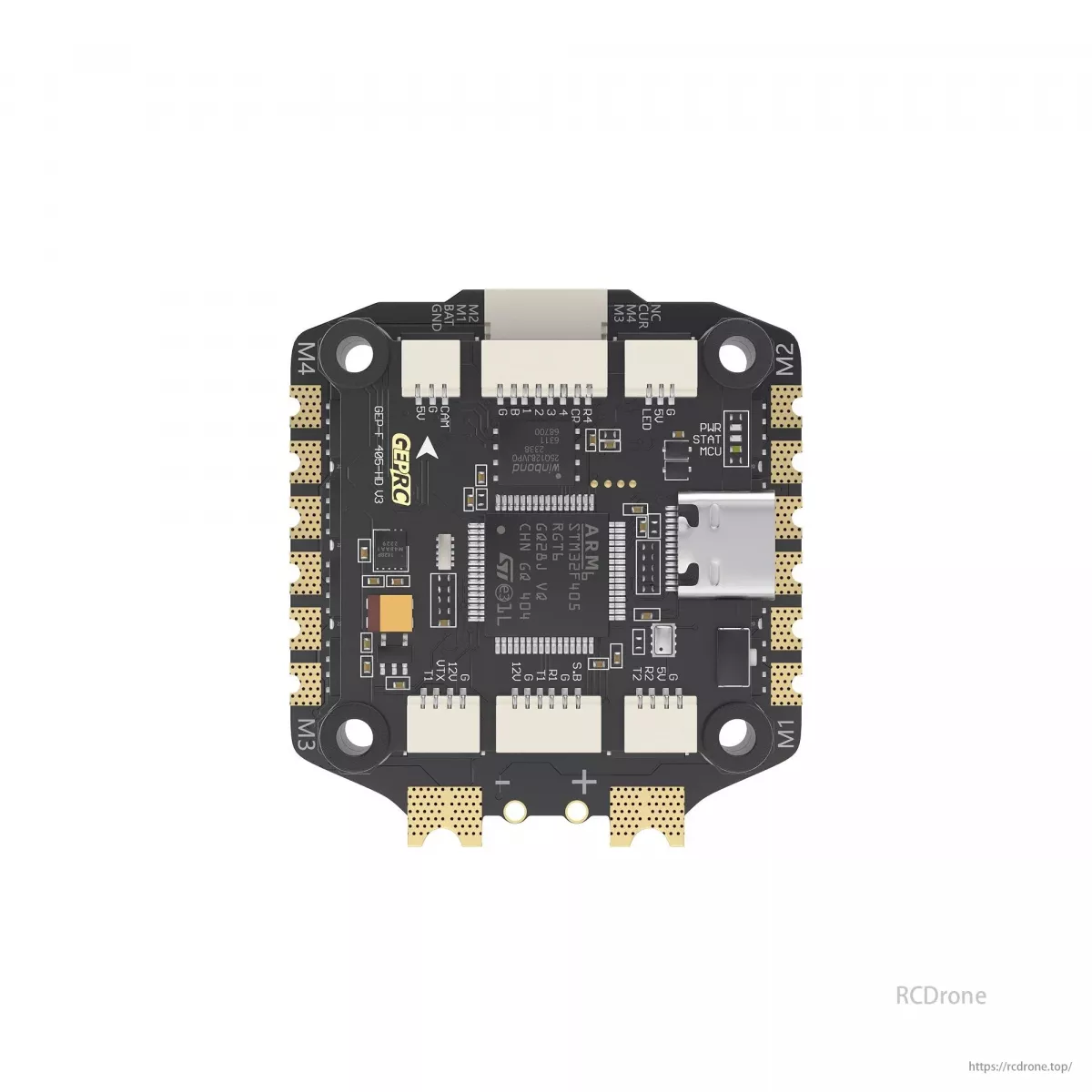 Стек GEPRC TAKER F405 BLS 60A V2 — контроллер STM32F405 + 4в1 ESC 60A для FPV дронов 3–6S Стек GEPRC TAKER F405 BLS 60A V2 — контроллер STM32F405 + 4в1 ESC 60A для FPV дронов 3–6S