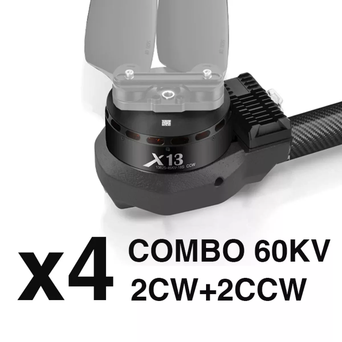 Силовая система Hobbywing X13 14S/18S 53кг 45KV/60KV для агродронов 50L, мотор-комбо XRotor Силовая система Hobbywing X13 14S/18S 53кг 45KV/60KV для агродронов 50L, мотор-комбо XRotor
