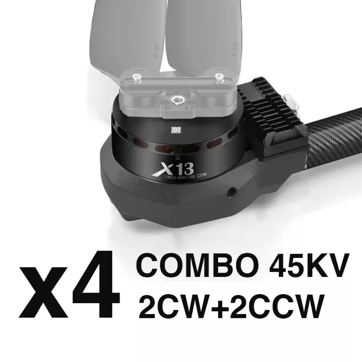 Силовая система Hobbywing X13 14S/18S 53кг 45KV/60KV для агродронов 50L, мотор-комбо XRotor Силовая система Hobbywing X13 14S/18S 53кг 45KV/60KV для агродронов 50L, мотор-комбо XRotor