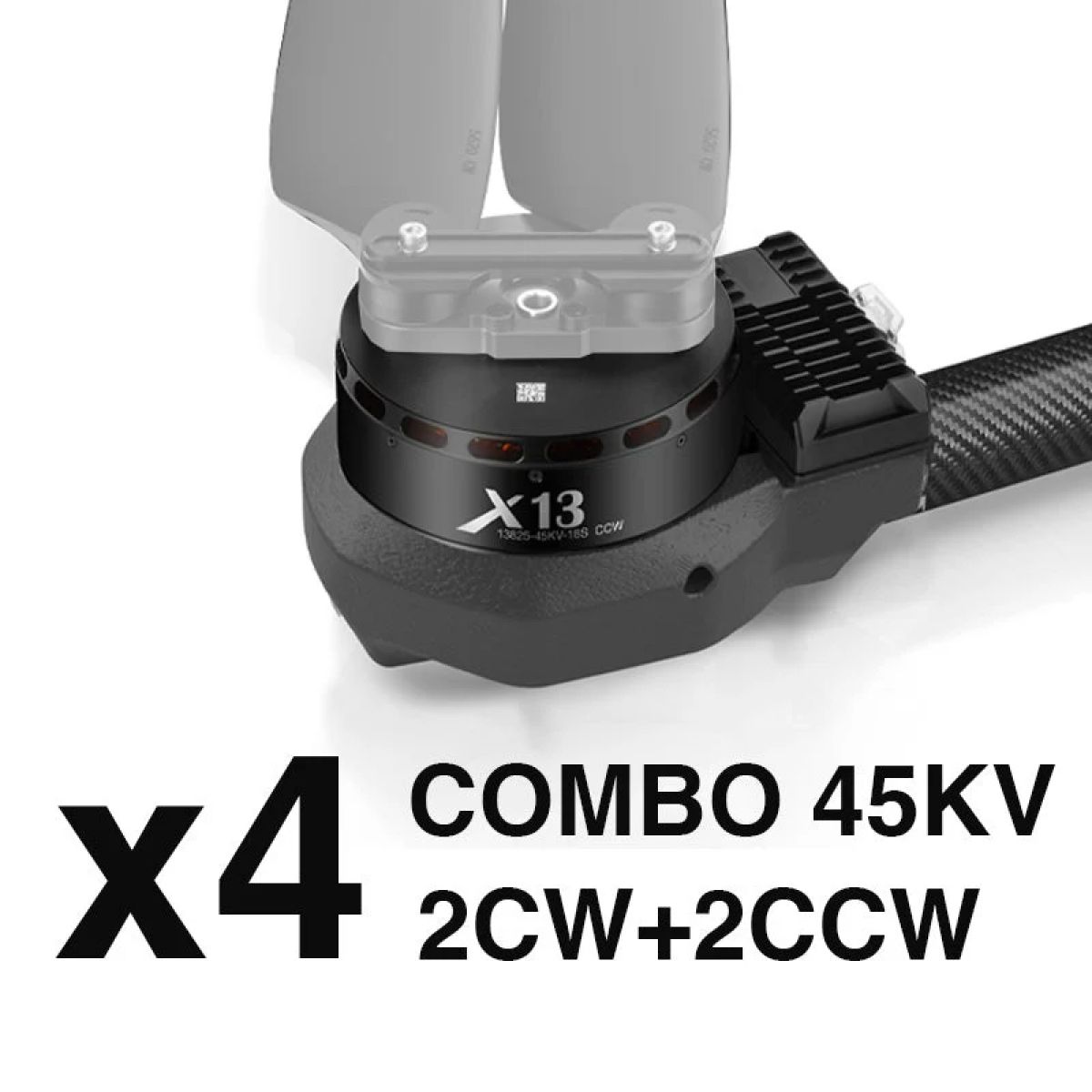Силовая система Hobbywing X13 14S/18S 53кг 45KV/60KV для агродронов 50L, мотор-комбо XRotor Силовая система Hobbywing X13 14S/18S 53кг 45KV/60KV для агродронов 50L, мотор-комбо XRotor