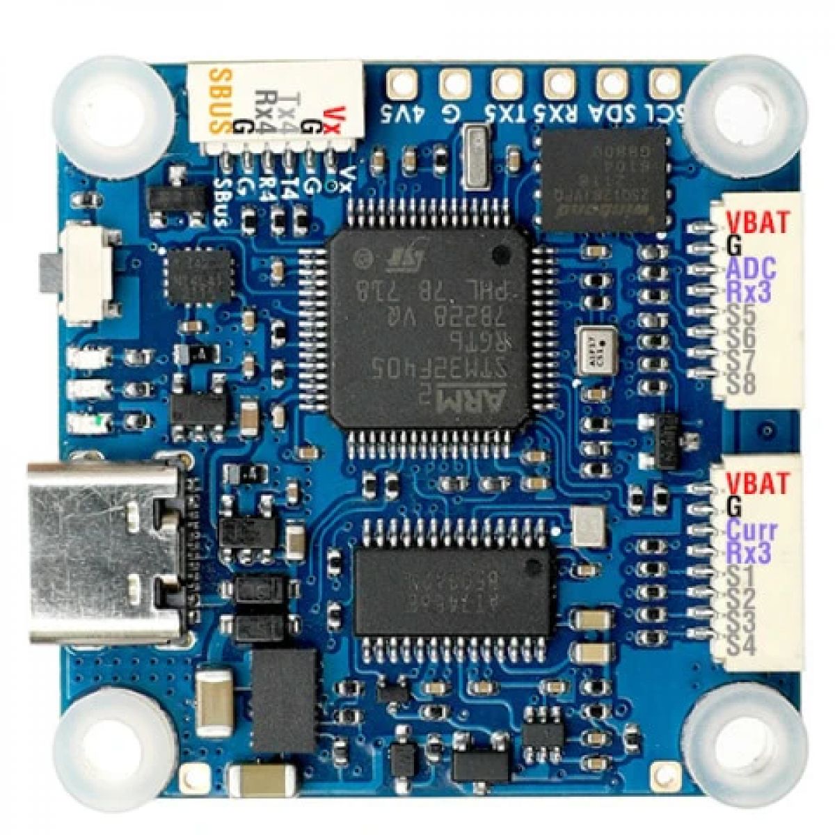 Полетный контроллер MATEK Mateksys F405-HDTE для FPV-дронов Полетный контроллер MATEK Mateksys F405-HDTE для FPV-дронов
