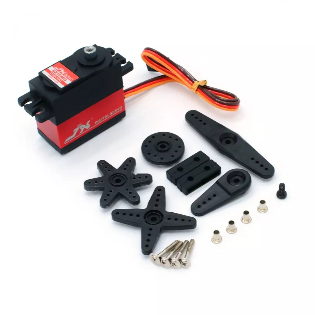 JX Servo PDI-6215MG — 15.32кг цифровой серводвигатель с металлическими шестернями для RC моделей JX Servo PDI-6215MG — 15.32кг цифровой серводвигатель с металлическими шестернями для RC моделей