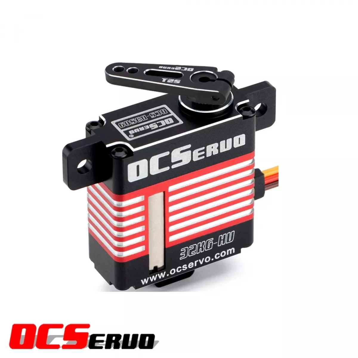 OCServo OCS-D3509 — Серво 8.4В, 32кг·см, 0.09c/60°, coreless, стальной редуктор, CNC корпус, Wing OCServo OCS-D3509 — Серво 8.4В, 32кг·см, 0.09c/60°, coreless, стальной редуктор, CNC корпус, Wing