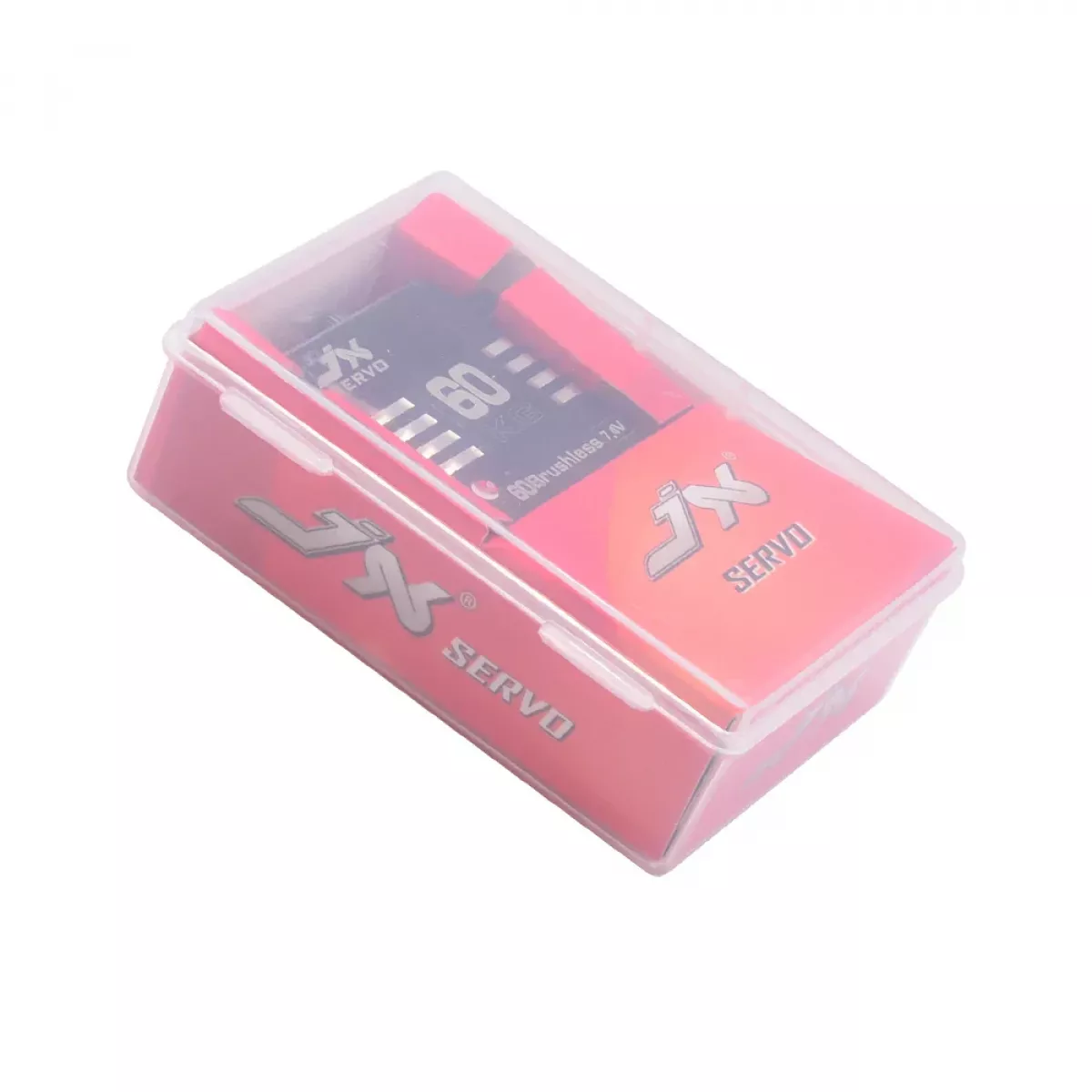 JX Servo B60 — Бесколлекторный серво 8.4В, 60кг, 0.11с/60°, металл, для RC авто и моделей JX Servo B60 — Бесколлекторный серво 8.4В, 60кг, 0.11с/60°, металл, для RC авто и моделей