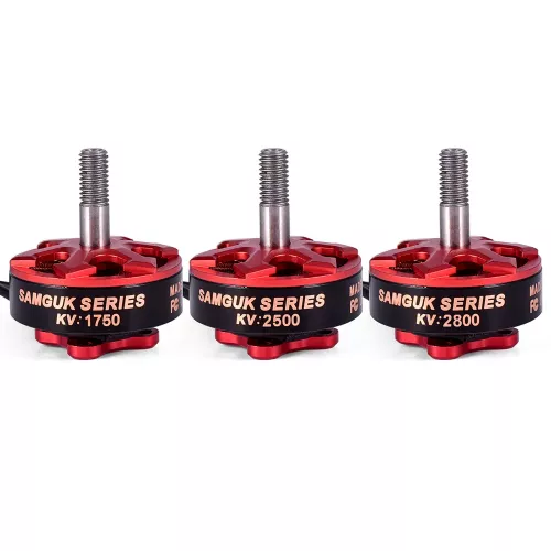 Бесщеточный мотор Samguk Shu 2306 1750KV/2500KV/2800KV для 5" 3–6S FPV гоночного дрона