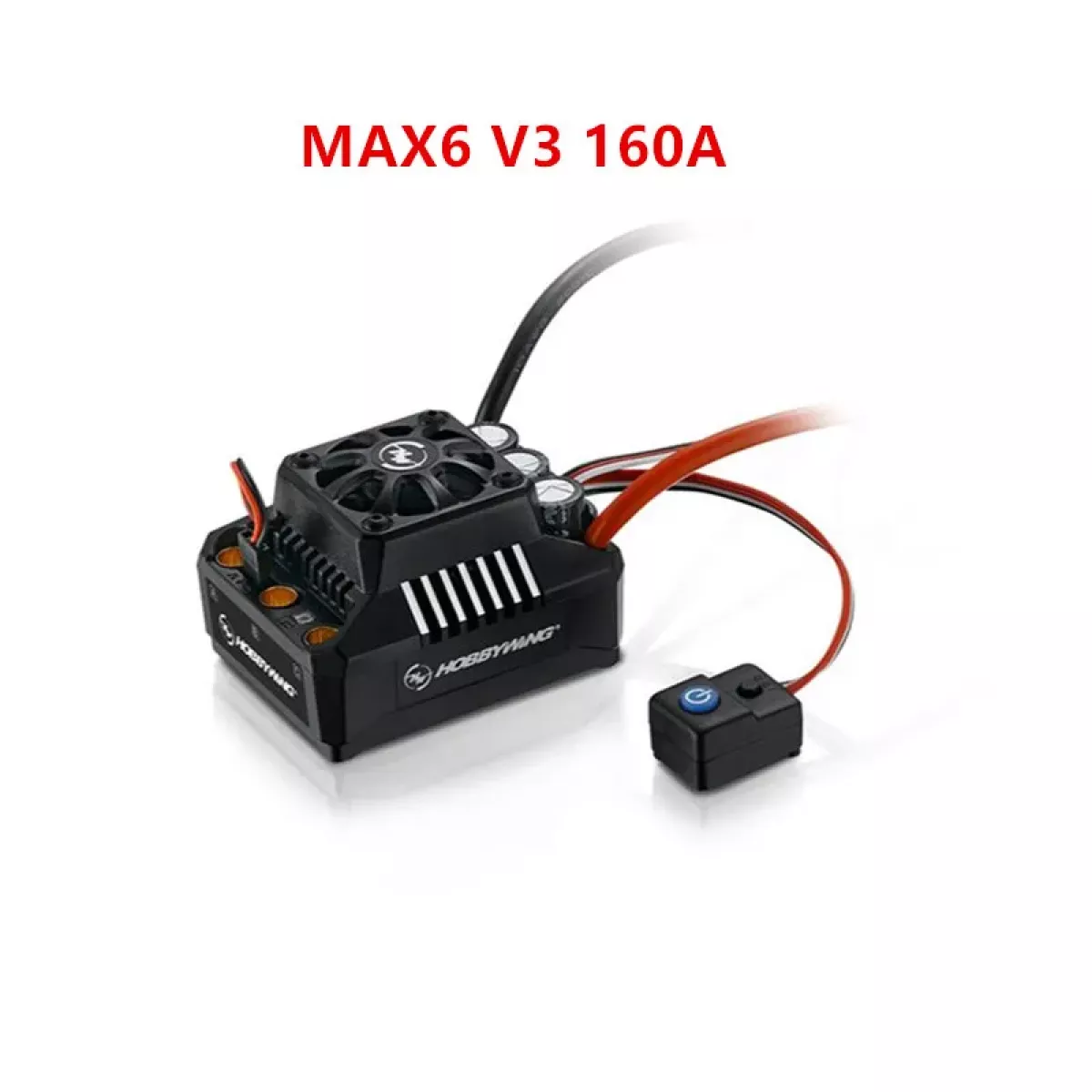 Hobbywing EzRun Max6 V3/Max5 V3/MAX10 SCT 160A/200A/120A Влагозащищённый бесщёточный ESC для 1/6 1/5 RC машин Hobbywing EzRun Max6 V3/Max5 V3/MAX10 SCT 160A/200A/120A Влагозащищённый бесщёточный ESC для 1/6 1/5 RC машин