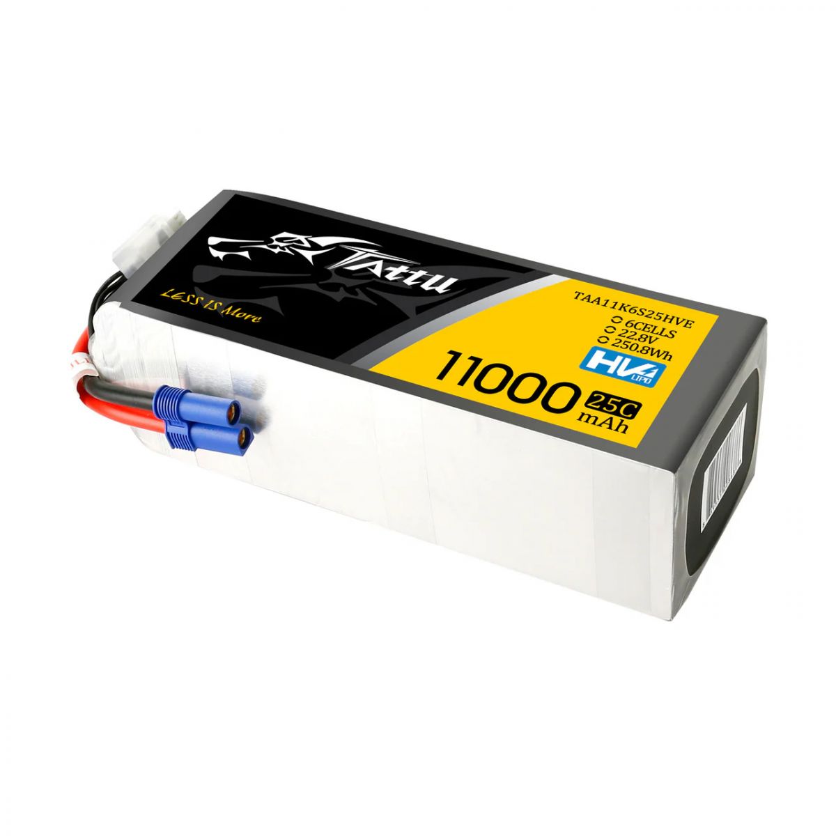Аккумулятор LiPo Tattu G-Tech 6S 11000мАч 22.8В 25C с разъемом XT90-S/EC5 для БПЛА Аккумулятор LiPo Tattu G-Tech 6S 11000мАч 22.8В 25C с разъемом XT90-S/EC5 для БПЛА