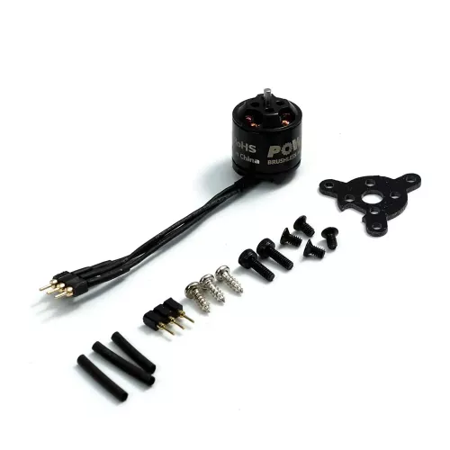 PowerX MC1106 3800KV бесщеточный мотор 1S–2S с ESC 5A, 5030 пропеллером и креплением для микро RC самолёта и FPV дрона