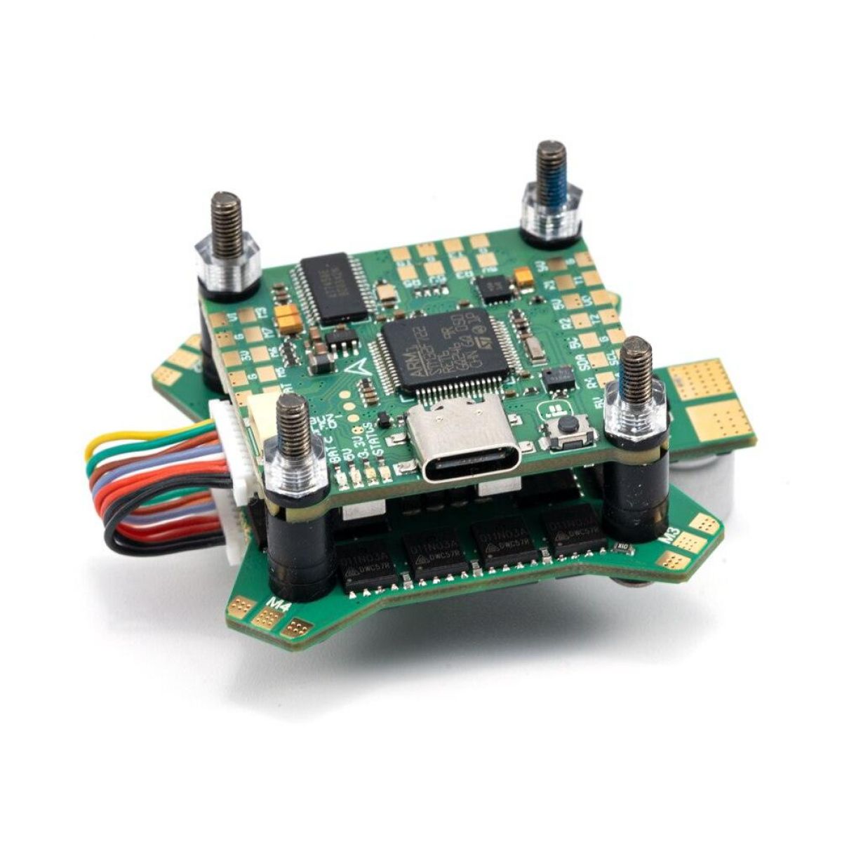 iFlight BLITZ F7 45A 2-6S стек: полётный контроллер F7 V1.1 / ESC 4-в-1 45A / VTX 1.6W для FPV iFlight BLITZ F7 45A 2-6S стек: полётный контроллер F7 V1.1 / ESC 4-в-1 45A / VTX 1.6W для FPV