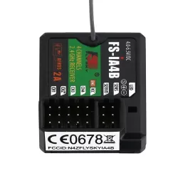 Приёмник FlySky FS IA4B 4CH 2.4G AFHDS 2A GFSK, PPM/IBus, 4.0-6.5В для GT2G It4S GT2F I10 I6S I6