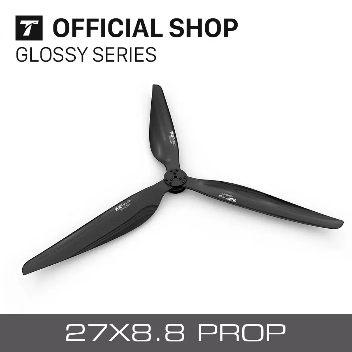 T-Motor G27*8.8" 3-лопастные карбоновые пропеллеры (пара CW+CCW, самозажим, для мультикоптера) T-Motor G27*8.8" 3-лопастные карбоновые пропеллеры (пара CW+CCW, самозажим, для мультикоптера)