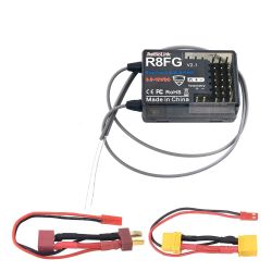Приемник RadioLink R8FG 2.4ГГц 8CH с двойной антенной и гироскопом для RC6GS/RC8X/RC передатчика