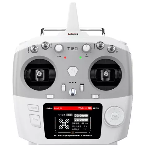 RadioLink T12D 12CH RC передатчик с поддержкой ELRS, Crossfire, симулятором для дрона, авто, роботов
