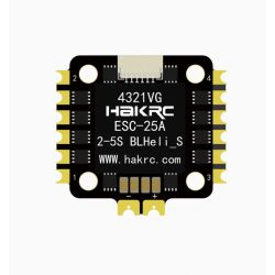 HAKRC BLS 25A 4-в-1 ESC для FPV дрона – 20x20мм, 2–6S LiPo, прошивка BLHeli_S, DShot600