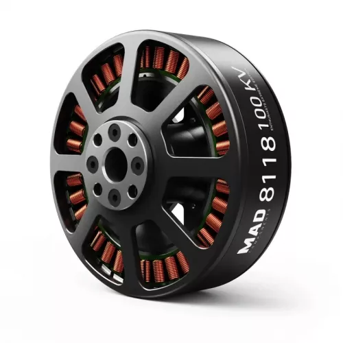 Мотор MAD 8118 EEE для дрона 100KV 12S, 14.5кг, мощный бесщеточный для сельхоз мультикоптеров