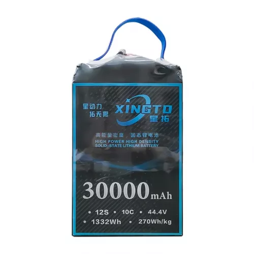 XINGTO 44.4В 12S 30000мАч 10C LiPo — полутвердотельная литиевая батарея высокой плотности для БПЛА