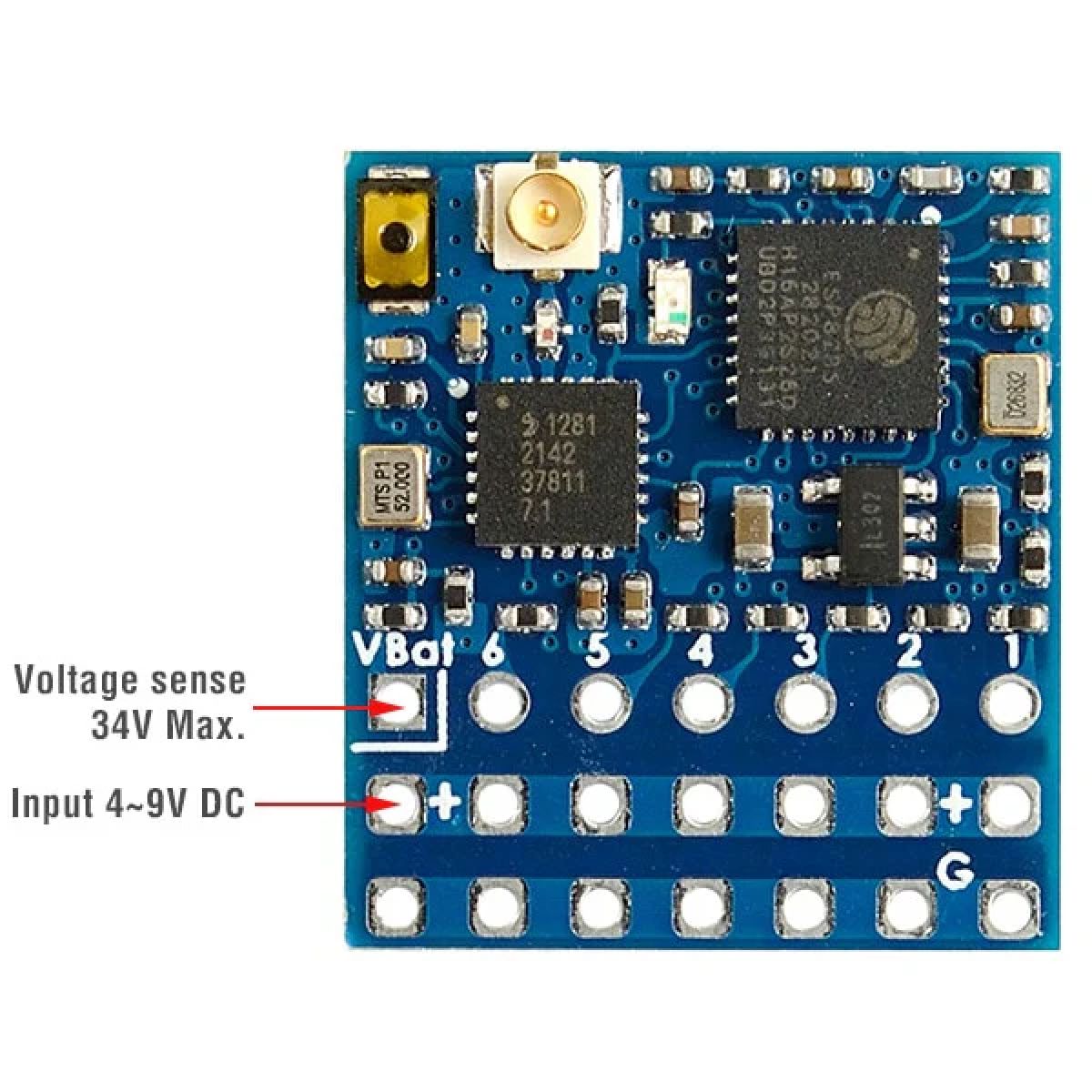 MATEK R24-P6 – приёмник PWM Mateksys EXPRESSLRS 2.4ГГц MATEK R24-P6 – приёмник PWM Mateksys EXPRESSLRS 2.4ГГц