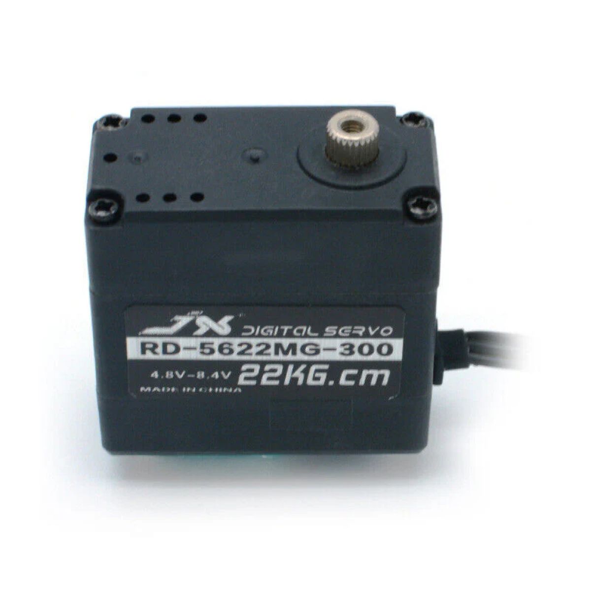 JX Servo RD-5622MG - цифровой сервопривод 22кг.см, 180°/300°, металл. шестерни, высокий крутящий момент JX Servo RD-5622MG - цифровой сервопривод 22кг.см, 180°/300°, металл. шестерни, высокий крутящий момент